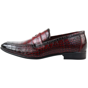 Men’s Slip On Formal Red Loafers