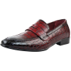 Men's Slip On Formal Red Loafers