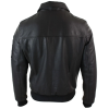 Men's Leather Harrington Brown Bomber Classic Pilot Jacket