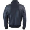 Men's Leather Harrington Navy Bomber Classic Pilot Jacket