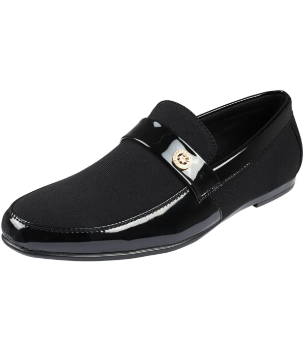 Men's Slip On Lightweight Black Loafer Shoes