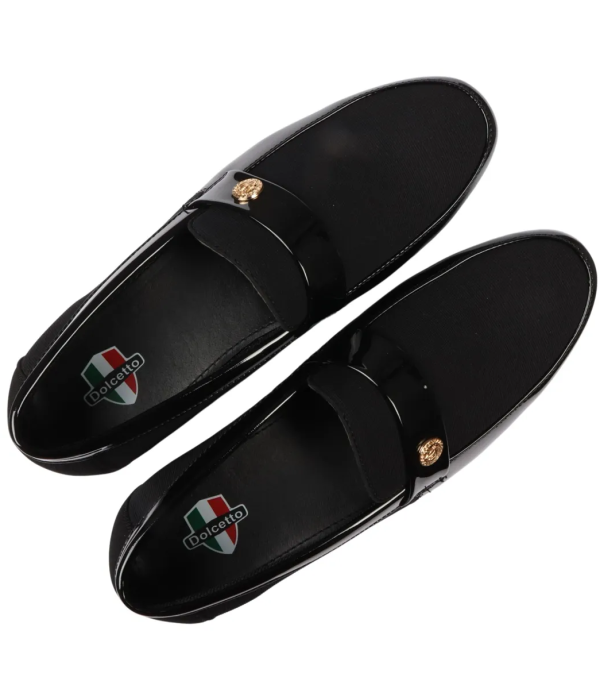 Men's Slip On Lightweight Black Loafer Shoes