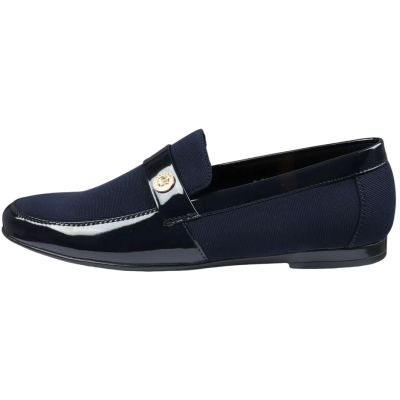 Men's Slip On Lightweight Navy Loafer Shoes