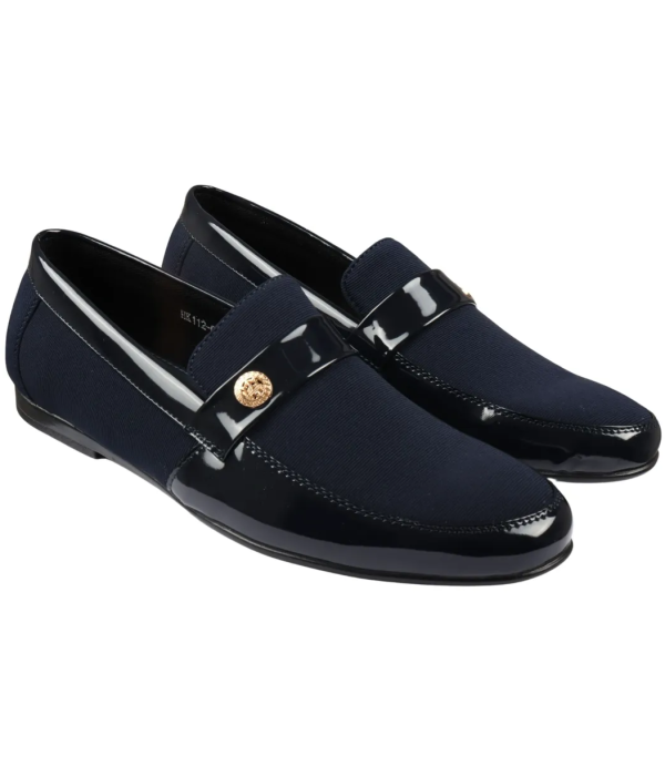 Men's Slip On Lightweight Navy Loafer Shoes