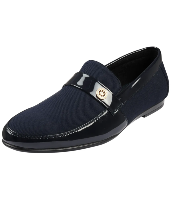 Men's Slip On Lightweight Navy Loafer Shoes