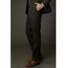 Joshua - Men's Green Tweed Check Trousers
