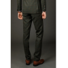 Joshua - Men's Green Tweed Check Trousers