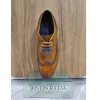 Simon - Men's Brown Brogue Leather Shoes