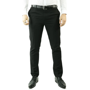 Men’s Black Tuxedo Trousers Wedding Prom Stripe Satin Stripe