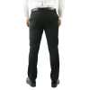 Men's Black Tuxedo Trousers Wedding Prom Stripe Satin Stripe