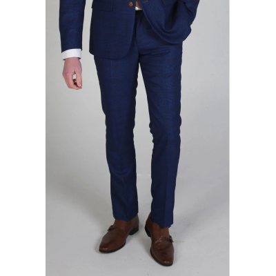 Alex - Men's Navy Trousers