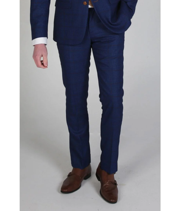 Alex - Men's Navy Trousers