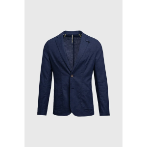 Alvari – Men’s Navy Linen Summer Blazer