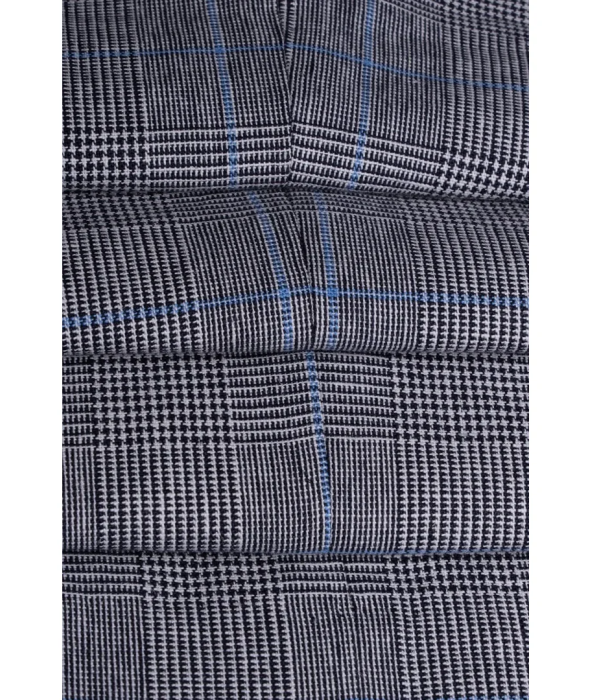 Arriga - Men's Grey Blue Check Blazer