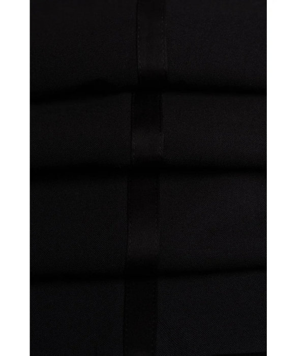 Aspen - Men's Plain Black Classic Trousers