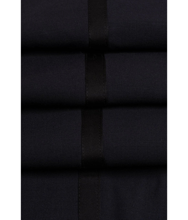 Aspen - Men's Plain Navy Classic Trousers