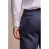Baresi - Men's Plain Navy Classic Trousers
