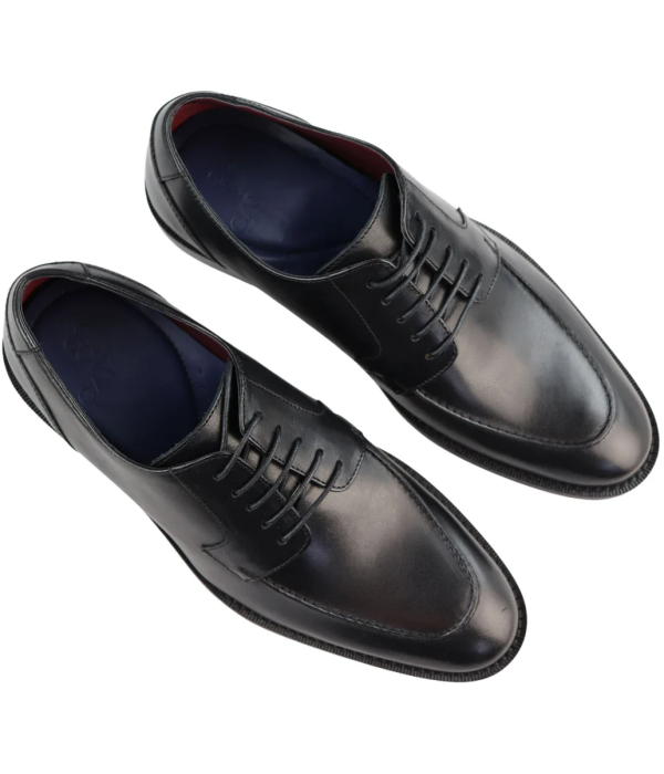 Mens Real Full Leather Black Welted Derby Shoes Smart Casual Black Wine Classic Vintage