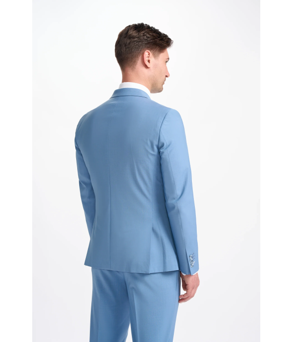 Bond - Men's Sky Blue Double Breasted Blazer