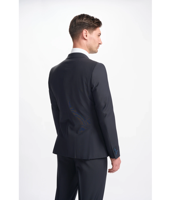 Bond - Men's Dark Navy Double Breasted Blazer