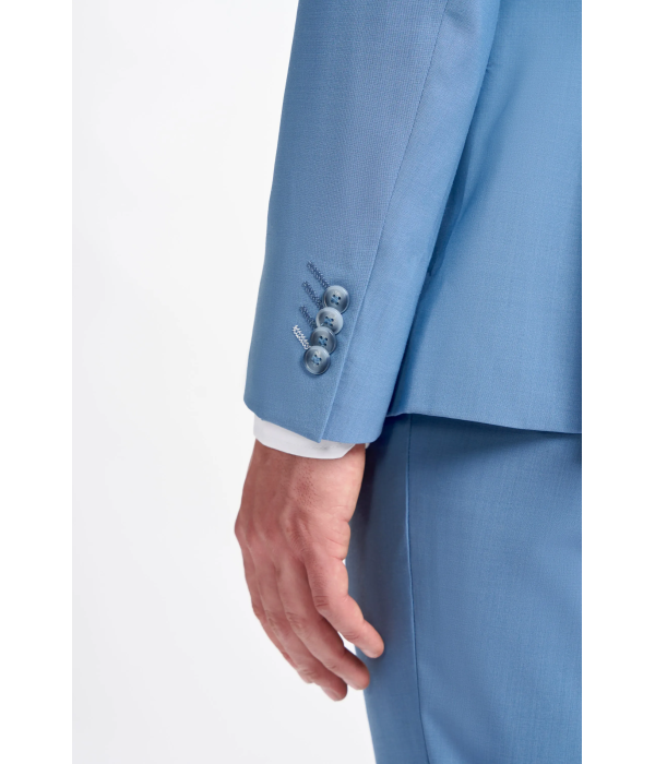 Bond - Men's Sky Blue 2 Piece Double Breasted Suit