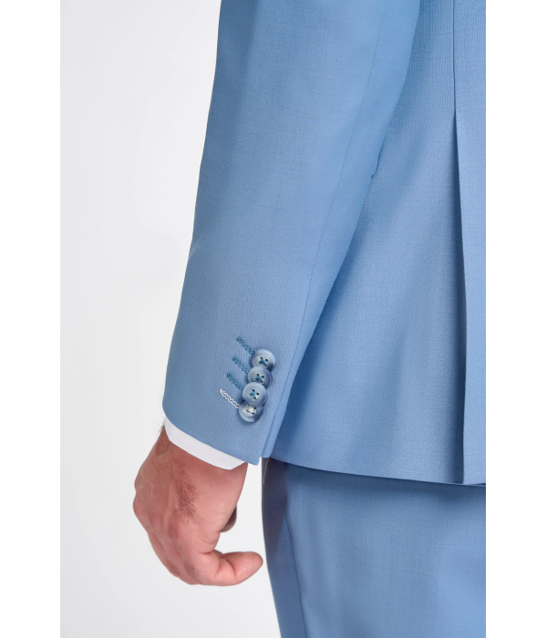 Bond - Men's Sky Blue Tailored Fit Blazer