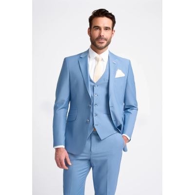 Bond - Men's Sky Blue Tailored Fit Blazer