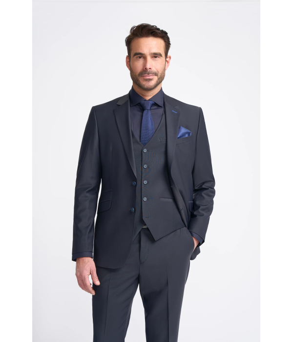 Bond - Men's Dark Navy Tailored Fit Blazer