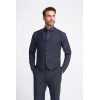 Bond - Men's Dark Navy 3 Piece Tailored Fit Suit