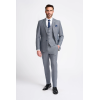 Bond - Men's Grey 3 Piece Tailored Fit Suit