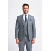Bond - Men's Grey 3 Piece Tailored Fit Suit