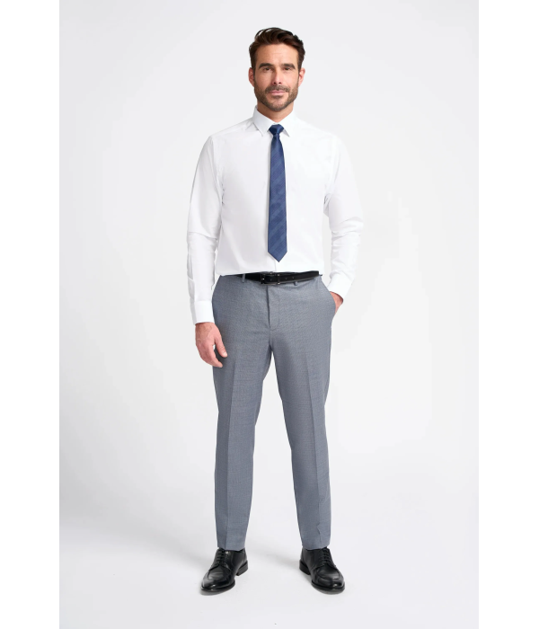 Bond - Men's Grey 3 Piece Tailored Fit Suit