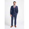 Bond - Men's Navy 3 Piece Tailored Fit Suit