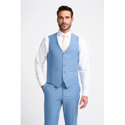 Bond - Men's Sky Blue Waistcoat