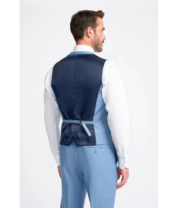 Bond - Men's Sky Blue Waistcoat