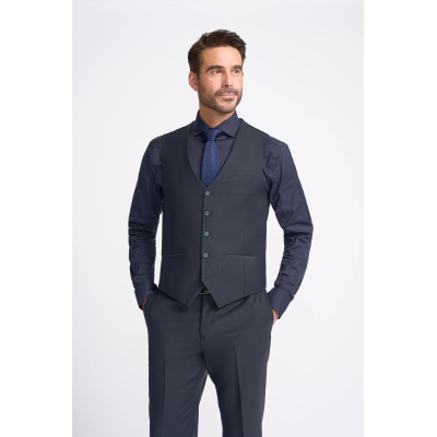 Bond - Men's Dark Navy Waistcoat