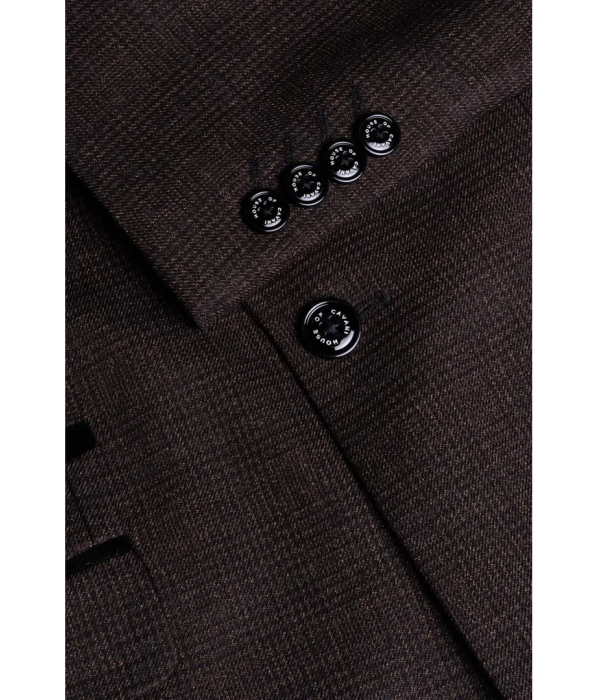 Caridi - Men's Tweed Brown Blazer