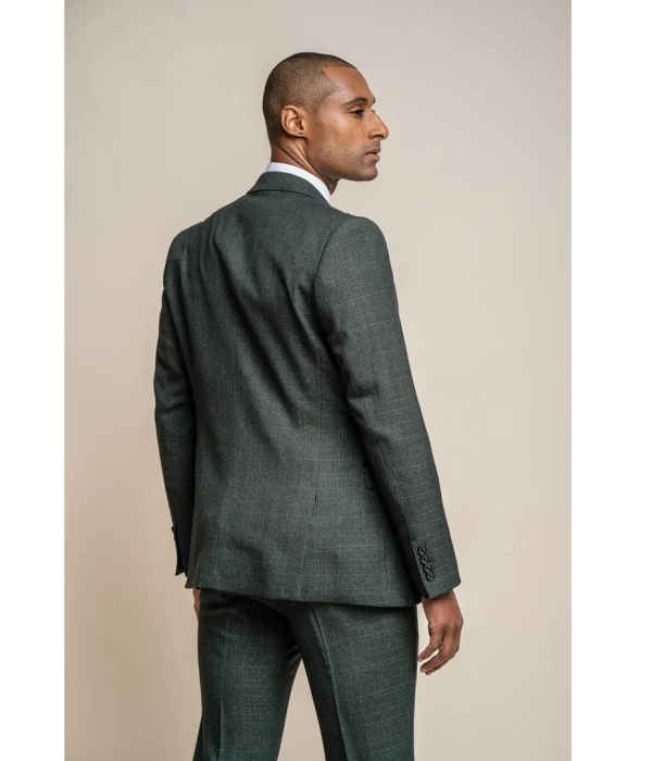 Caridi - Men's Olive Green Tweed Blazer