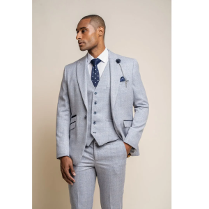 Caridi – Men’s Light Blue Wedding Blazer