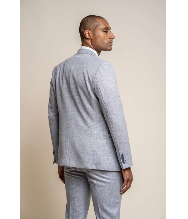 Caridi - Men's Light Blue Wedding Blazer