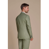 Caridi - Men's Sage Green Checked Tailored Fit Blazer