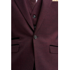 Caridi - Men's Burgundy Checked Blazer