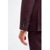 Caridi - Men's Burgundy Checked Blazer