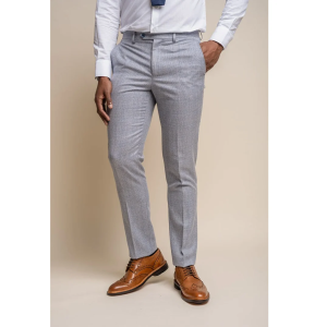 Caridi – Men’s Light Blue Wedding Trousers