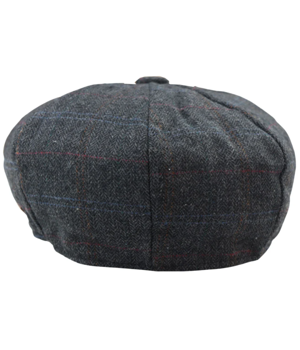 Men's 8 Panel Razor Baker Boy Hat Wool Tweed Blinders Newsboy Flat Cap