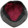 8 Panel Baker Boy Cap Shelby Hat Wool Tweed Classic Grey Razor