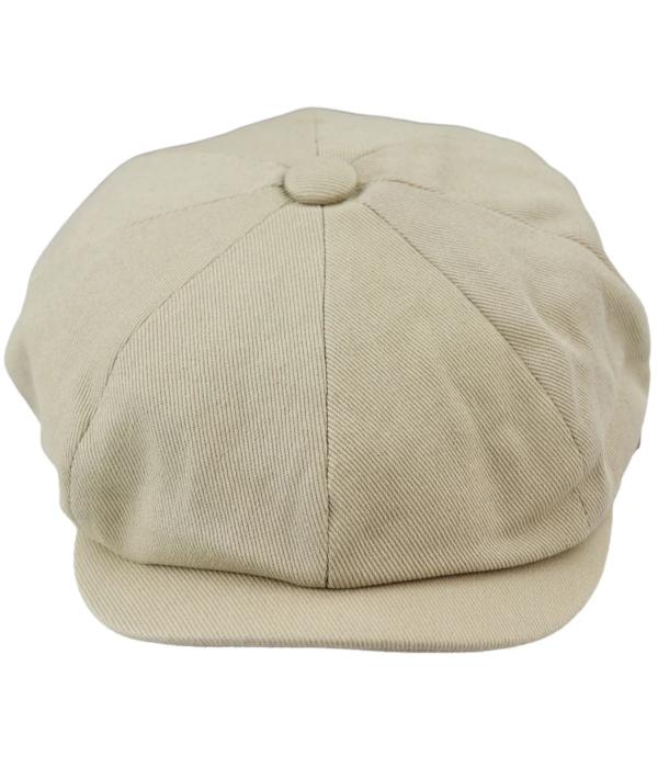 Men's 8 Panel Razor Summer Beige Baker Boy Hat Cotton Blinders Newsboy Flat Cap Shelby