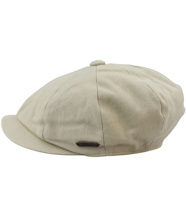 Men's 8 Panel Razor Summer Beige Baker Boy Hat Cotton Blinders Newsboy Flat Cap Shelby