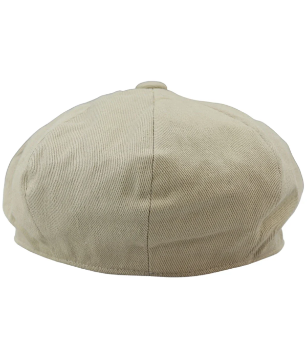 Men's 8 Panel Razor Summer Beige Baker Boy Hat Cotton Blinders Newsboy Flat Cap Shelby