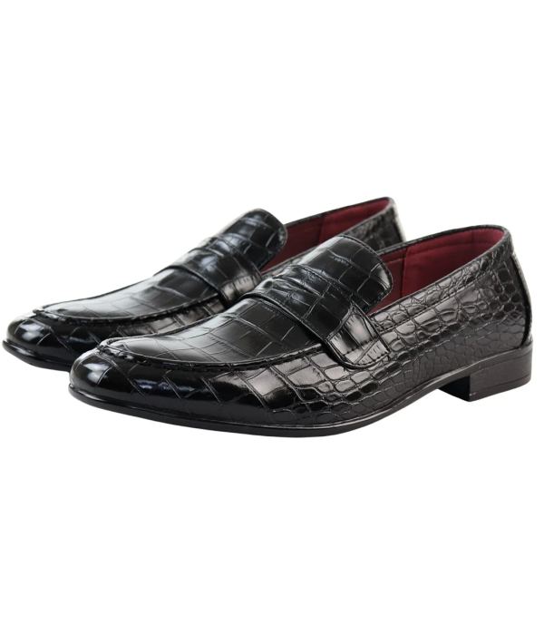 Men's Slip On Formal Black Loafers